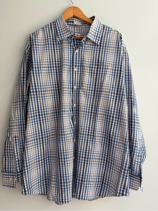 Peter Millar Other - Peter Millar Blue Check XXL Button Down Collared Long Sleeve EUC